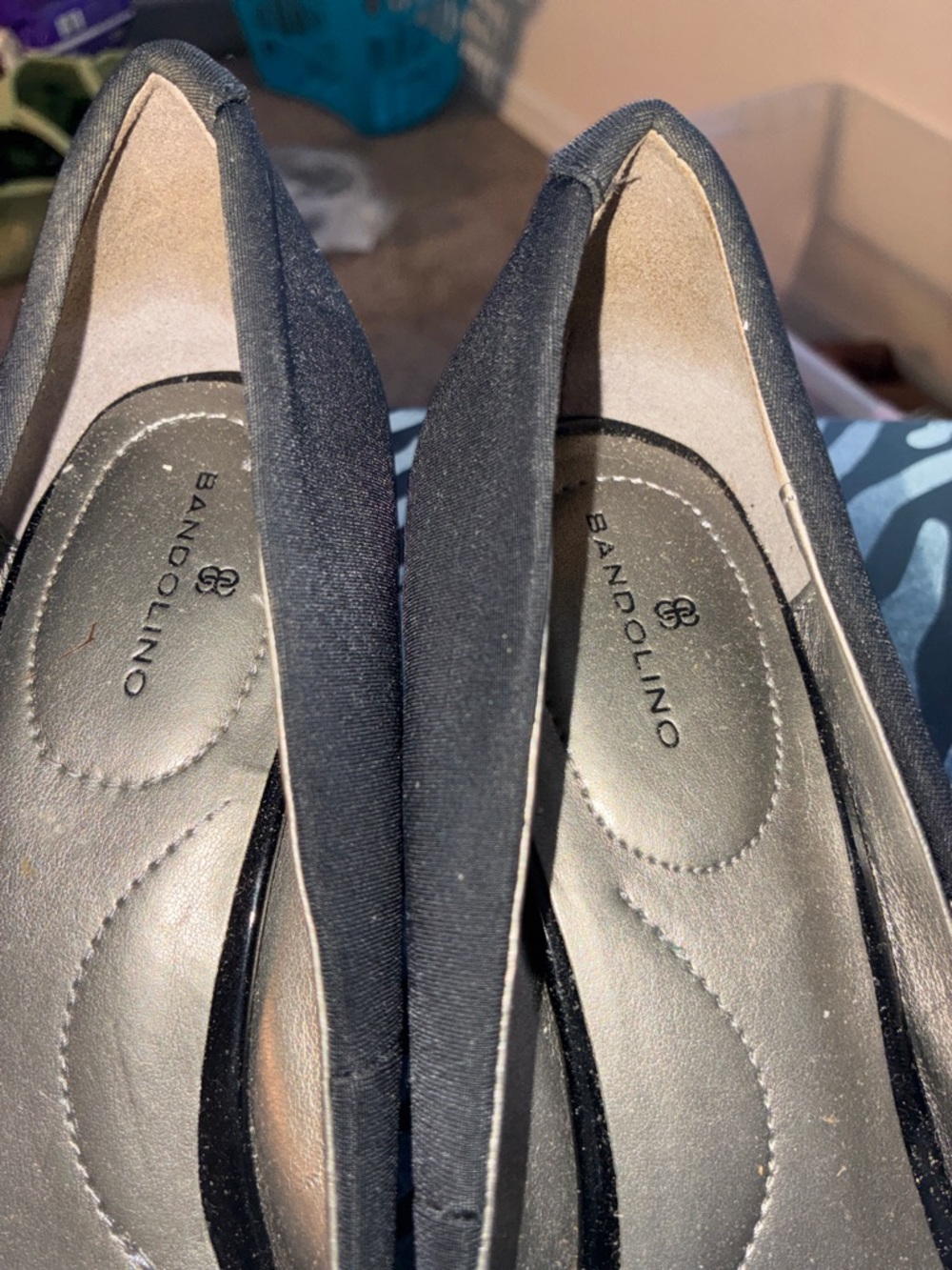 Classic Black Bandolino Women's Dress Pumps - Elegant Everyday Heels - Picture 4 of 16